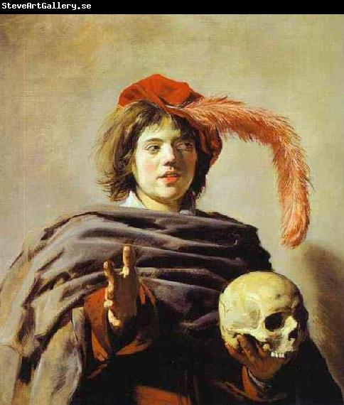 Frans Hals Youth with a Skull